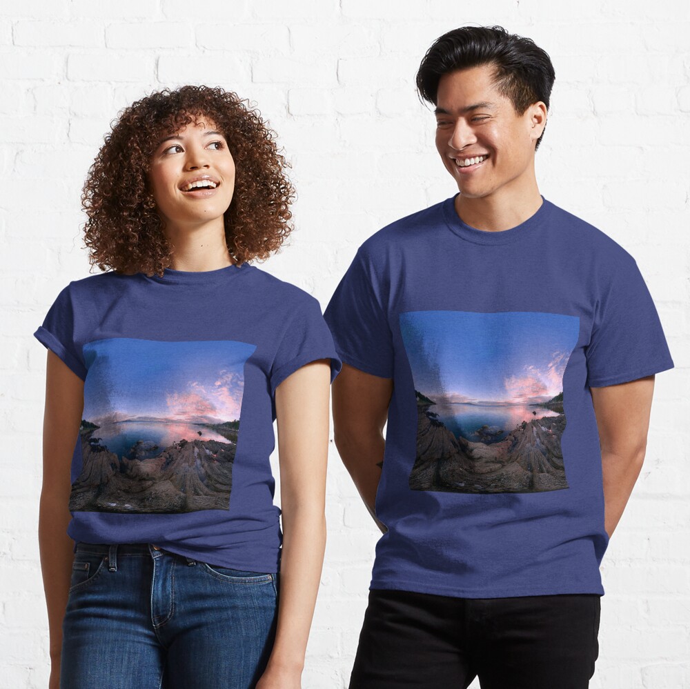 Dusk Shoreline near Moville, Donegal (Rectangular) Classic T-Shirt