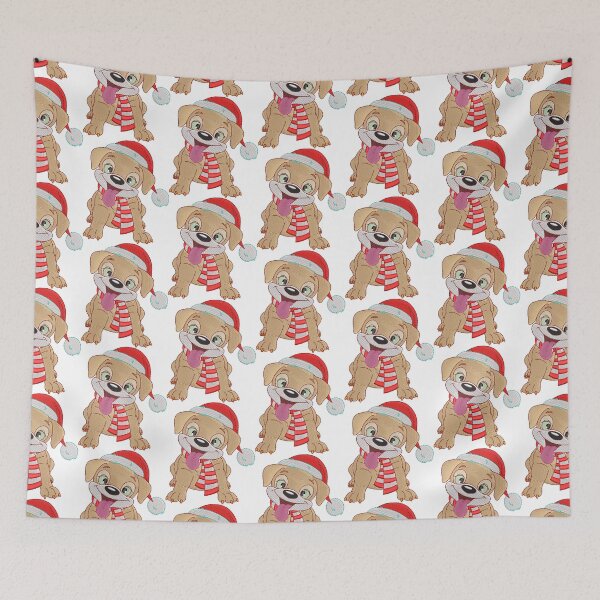 Item preview, Cute Puppy Christmas Dog Embroidery designed and sold by Cre8iveSkill.