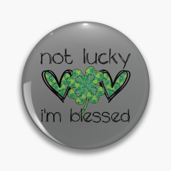 Item preview, Not Lucky I'm Blessed Christian Shamrock St. Patrick's Day Gear designed and sold by DynamicDesign.