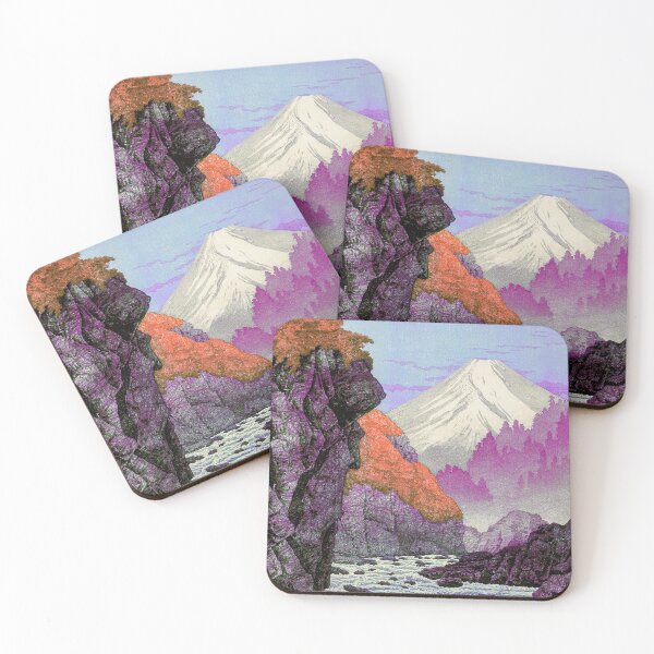Item preview,  Hiroaki Takahashi Japanese woodblock printing Of Foot of Mount Ashitaka  designed and sold by Tamas Das.