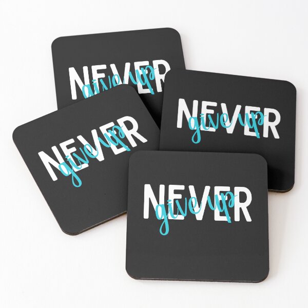 Item preview, Never Give Up designed and sold by RedSparkle.