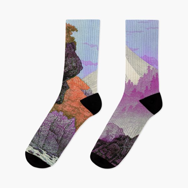 Item preview,  Hiroaki Takahashi Japanese woodblock printing Of Foot of Mount Ashitaka  designed and sold by Tamas Das.