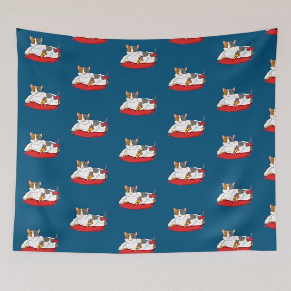Item preview, Cat Eating A Pizza designed and sold by Stricely.