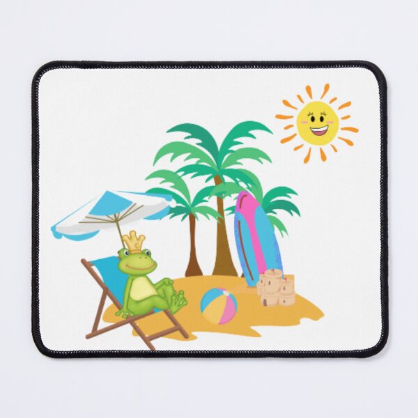Item preview, A frog at the beach designed and sold by nadeesha55.
