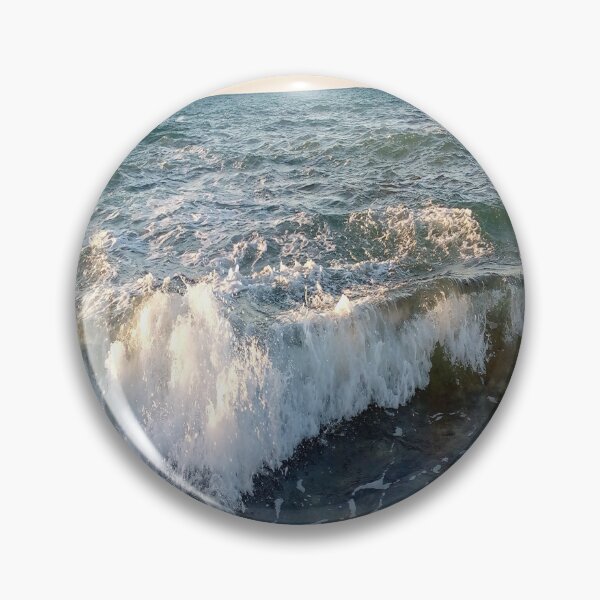 Item preview, Blue  Sea Waves designed and sold by The Happiness Market .