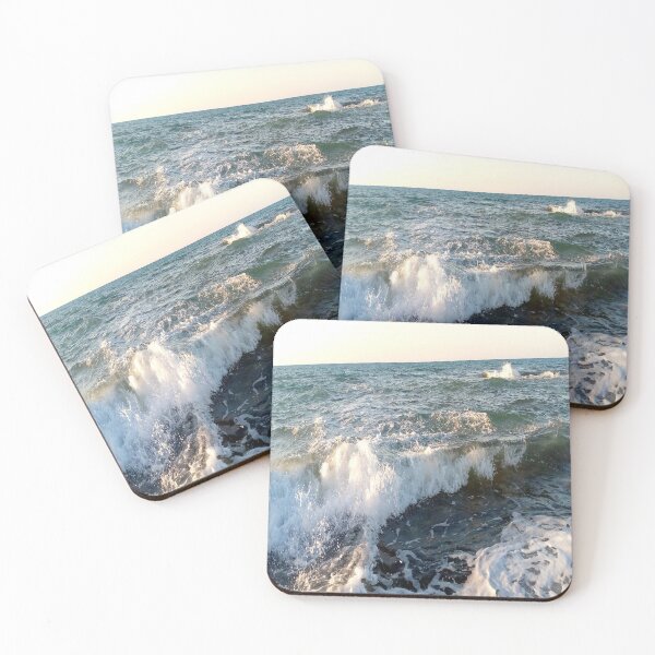 Item preview, Blue  Sea Waves designed and sold by The Happiness Market .