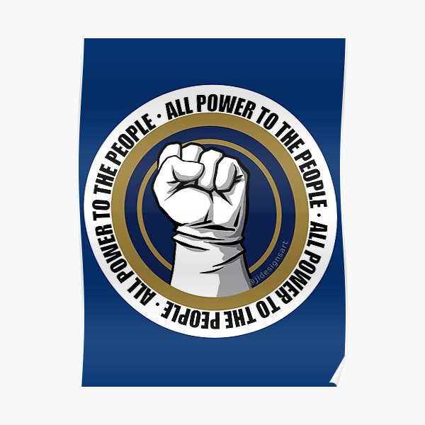 Vegeta All Power to the People Poster