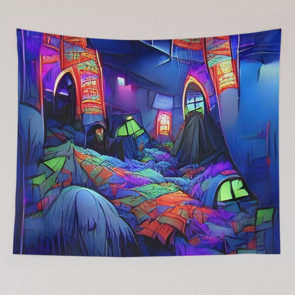 Item preview, Nightclub filled with blanket forts designed and sold by Akitsu.