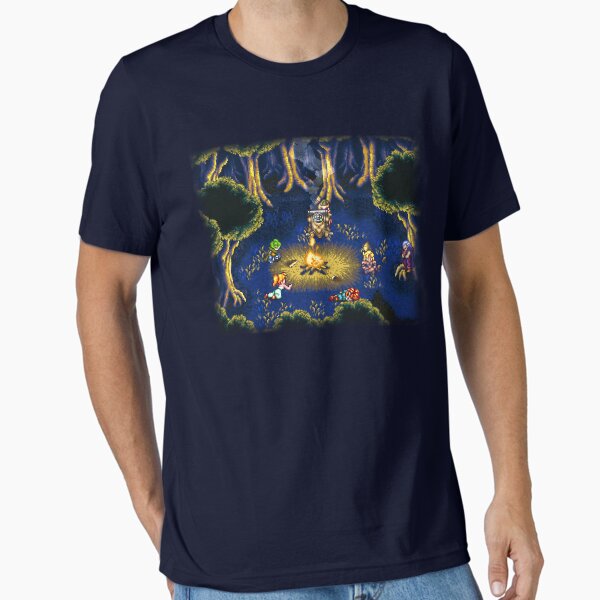 Aperçu de l'œuvre Scène de camp de Chrono Trigger (Snes) créée et vendue par AvalancheShirts.