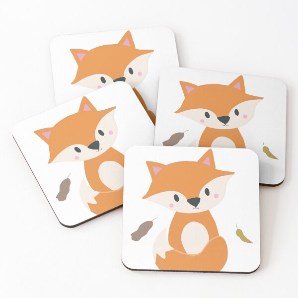 Item preview, Cute Autumn Fox Cartoon designed and sold by de-creartique.