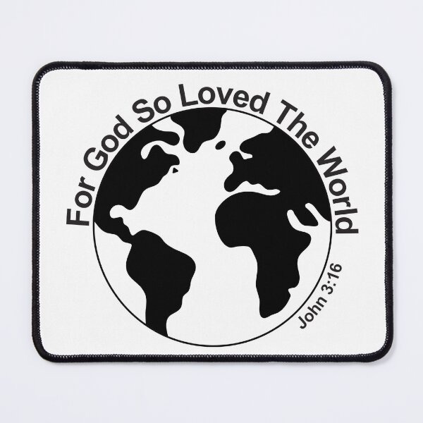 Item preview, God loves the world - Dark T-Shirt and other products designed and sold by SunriseD.