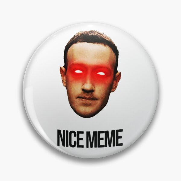 Mark Zuckerberg Meme Pin