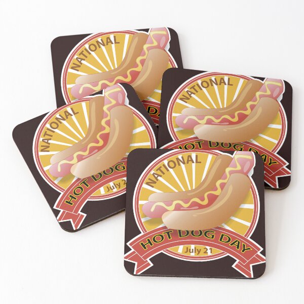 Item preview, National Hotdog Day Sign designed and sold by karyalangit.