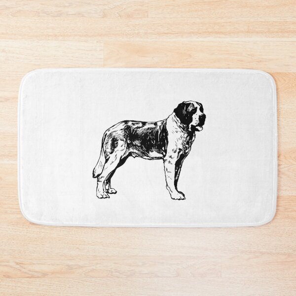 Item preview, Ink St Bernard dog icon designed and sold by see-the-fox.