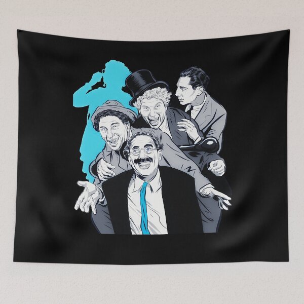 Item preview, Vintage Retro The Marx Brothers An Illustration Gifts Movie Fans designed and sold by EdwinEnigma.