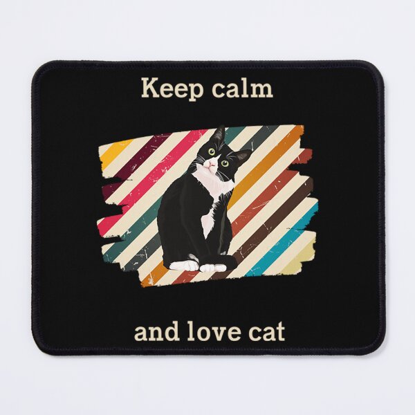 Item preview, Cats T-ShirtCat t shirt - Keep calm and love cat designed and sold by EdisonGuti.