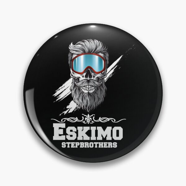 Item preview, Eskimo stepbrothers, skull ice   Sticker designed and sold by EdisonGuti.