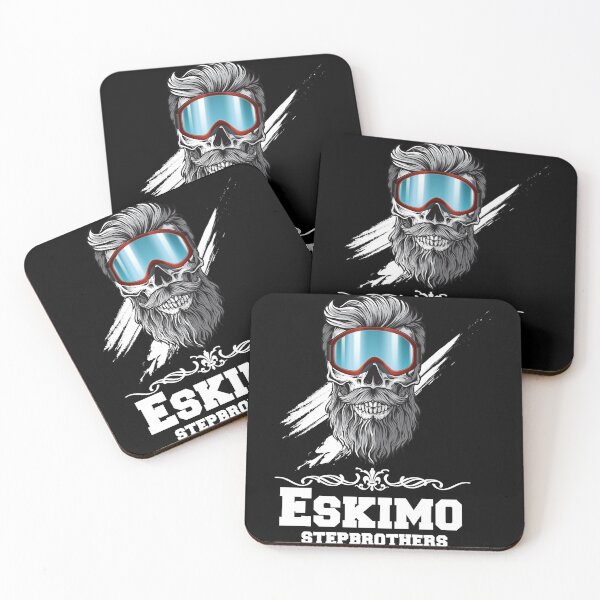 Item preview, Eskimo stepbrothers, skull ice   Sticker designed and sold by EdisonGuti.