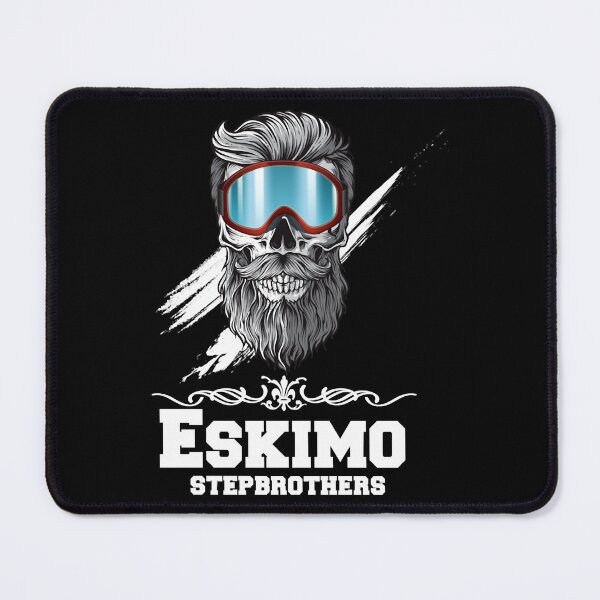 Item preview, Eskimo stepbrothers, skull ice Sticker designed and sold by EdisonGuti.