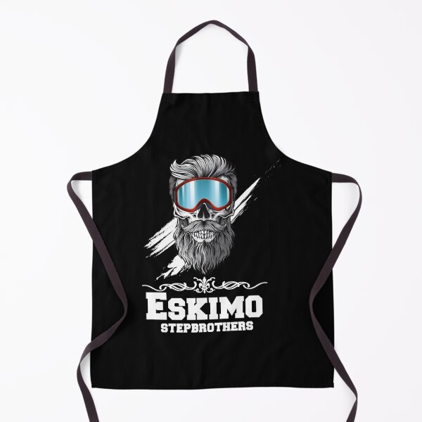 Item preview, Eskimo stepbrothers, skull ice Sticker designed and sold by EdisonGuti.