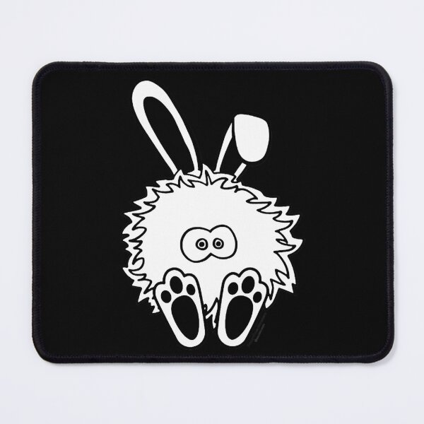 Item preview, Fuzzy-Face Monsters Easter Bunny designed and sold by EdisonGuti.