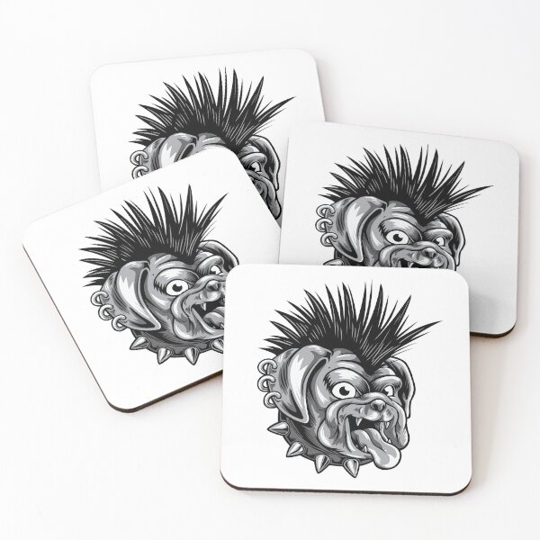 Item preview, Punk Pug, Cute Dog Punk Design designed and sold by DegoPine  Art Studio.