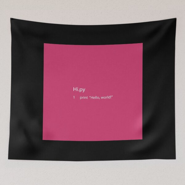 Item preview, Hi.py WHITE TEXT Throw Pillow designed and sold by EdisonGuti.