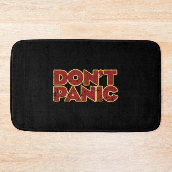 Artikelvorschau, Hitchhikers Guide To The Galaxy T-ShirtKeine Panik entworfen und verkauft von EdisonGuti.