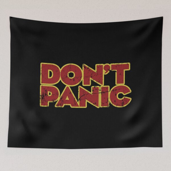Item preview, Hitchhikers Guide To The Galaxy T-ShirtDon't Panic designed and sold by EdisonGuti.