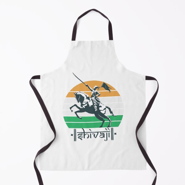 Item preview, Shivaji Maharaj Statue Indian India Flag Marathi King designed and sold by alltheprints.