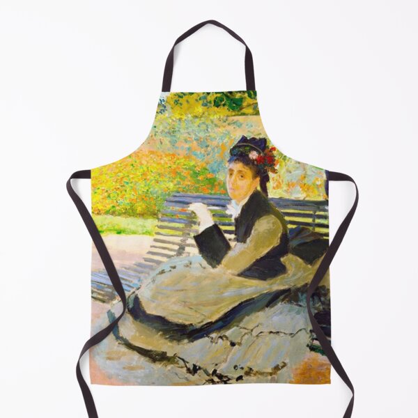 Item preview, Camille Monet (1847–1879) on a Garden Bench (1873) designed and sold by gladyshs.