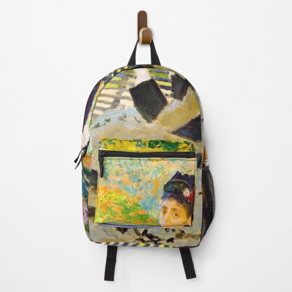 Item preview, Camille Monet (1847–1879) on a Garden Bench (1873) designed and sold by gladyshs.