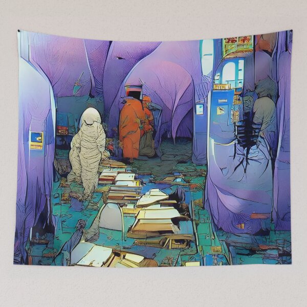 Item preview, Liminal space of forbidden books designed and sold by Akitsu.