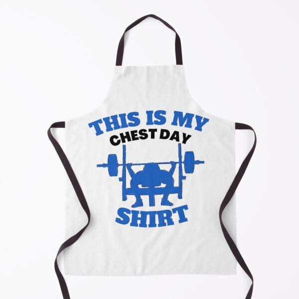 Item preview, This Is My Chest Day - Funny Gym - Black Blue designed and sold by GymWearDepot.