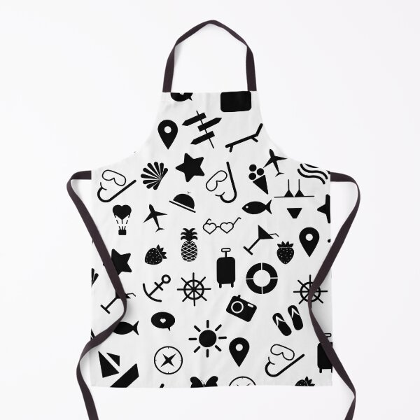 Item preview, Black and White Summer Vacation Loading Pattern designed and sold by tagmoj.