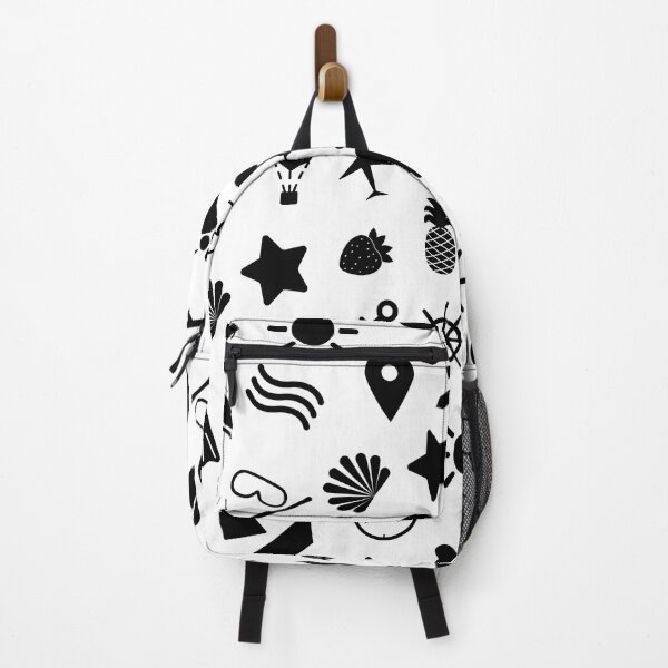 Item preview, Black and White Summer Vacation Loading Pattern designed and sold by tagmoj.