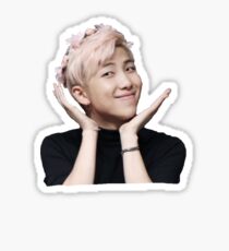 Rap Monster Flower Crown Sticker