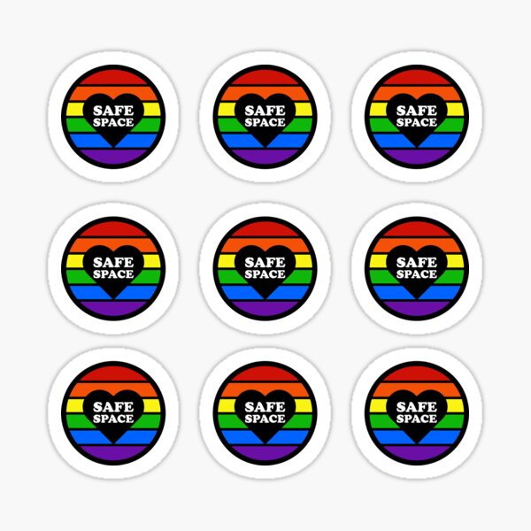 Artikel-Vorschau von Satz von LGBTQ Zeichen Safe Space Gleichheit, designt und verkauft von aronia.