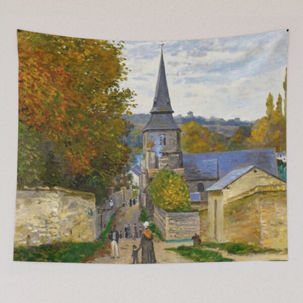 Aperçu de l'œuvre HD Claude Monet - Rue de Sainte-Adresse créée et vendue par gladyshs.