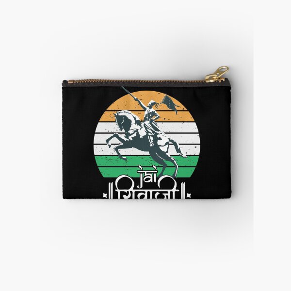 Item preview, Shivaji Maharaj Statue Indian India Flag Marathi King designed and sold by alltheprints.
