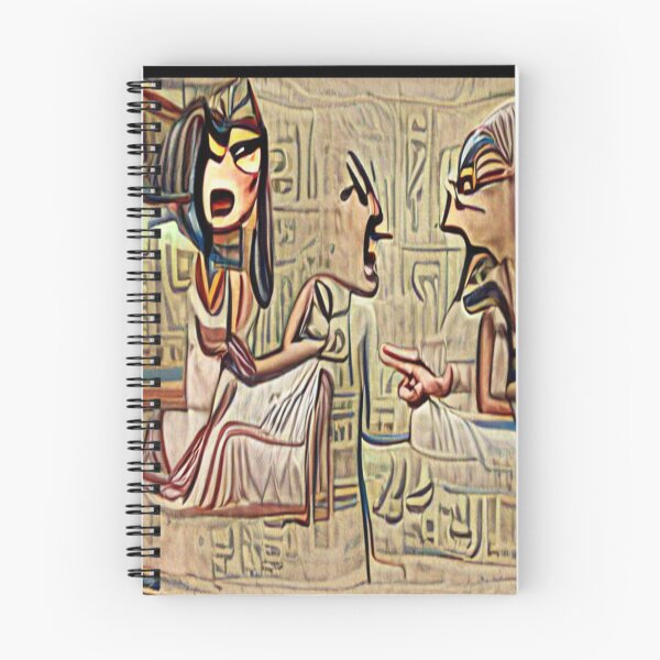 Item preview, Egyptian painting wife arguing with husband about him cheating in a dream designed and sold by glitchman2.