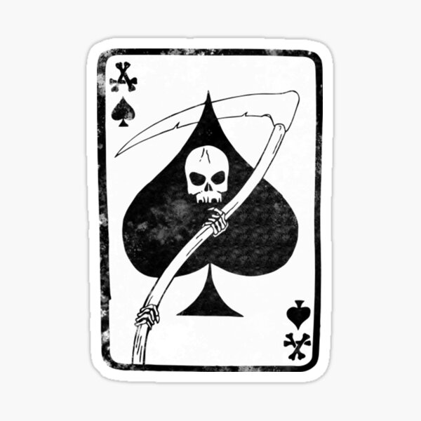 "Ace Of Spades TShirtAce of Spades ))(( Vietnam War Era Death Card