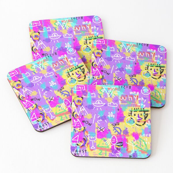 Item preview, colorful abstract graffiti illustration designed and sold by I'm  Redz.