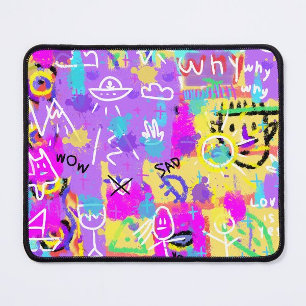 Item preview, colorful abstract graffiti illustration designed and sold by I'm Redz.