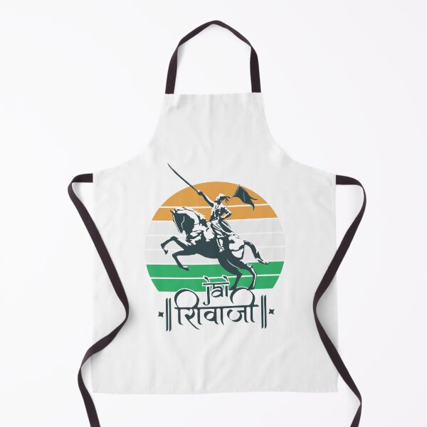 Item preview, Shivaji Maharaj Statue Indian India Flag Marathi King designed and sold by alltheprints.
