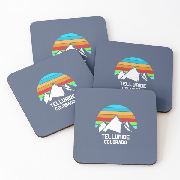 Item preview, Telluride Colorado Retro Colors Light Distress Circle Pullover designed and sold by NunkiFata.