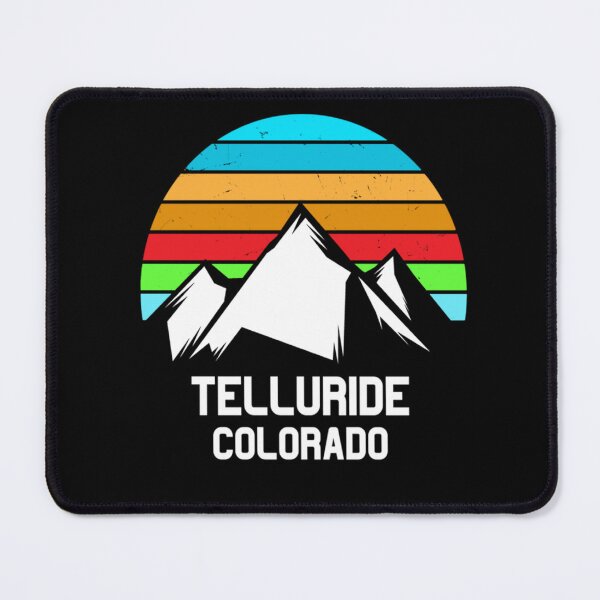Item preview, Telluride Colorado Retro Colors Light Distress Circle Pullover designed and sold by NunkiFata.