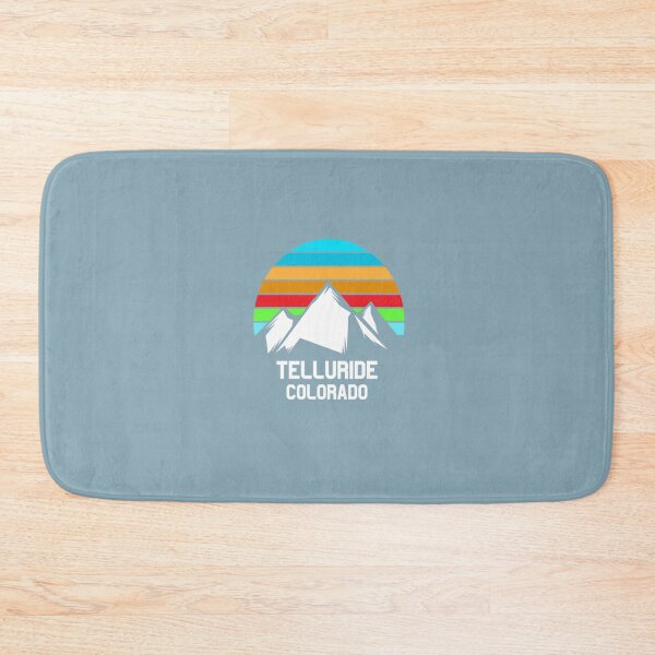 Item preview, Telluride Colorado Retro Colors Light Distress Circle Pullover designed and sold by NunkiFata.