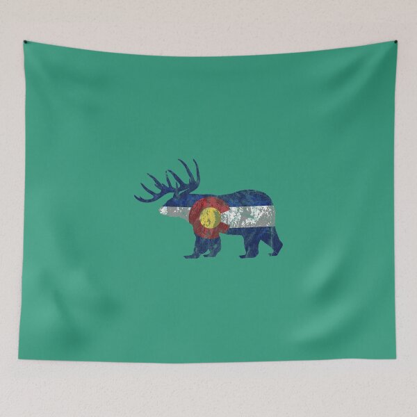 Artikelvorschau, Das Colorado Beer - The Bear Deer Drinking Graphic Premium entworfen und verkauft von NunkiFata.