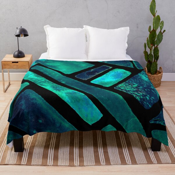 Item preview, Electric blue and aqua mosaic designed and sold by FGCART.
